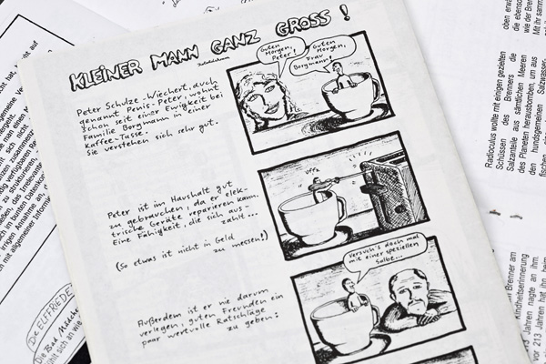Foto: Die absurden Comics des Zeichners Koboldskram waren nicht nur am beliebtesten, sondern auch prägend für die Entwicklung des BiS-Humors.